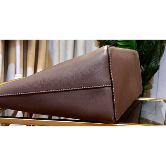 ✺ AUTHENTIC TORY BURCH TAUPE MCGRAW SHOULDER BAG - Picture 9 of 13